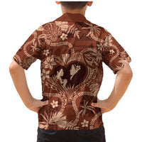 Hawaii Plumeria Family Matching Mermaid Dress and Hawaiian Shirt Hau'oli la Makuahine Sunburned LT7 - Polynesian Pride