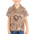 Hawaii Plumeria Family Matching Short Sleeve Bodycon Dress and Hawaiian Shirt Hau'oli la Makuahine Beige LT7 Son's Shirt Beige - Polynesian Pride