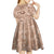 Hawaii Plumeria Kid Short Sleeve Dress Hau'oli la Makuahine Beige LT7 - Polynesian Pride