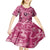Hawaii Plumeria Kid Short Sleeve Dress Hau'oli la Makuahine Rosy LT7 - Polynesian Pride
