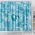 Hawaii Plumeria Shower Curtain Hau'oli la Makuahine Turquoise LT7 - Polynesian Pride