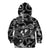 Hawaii Plumeria Kid Hoodie Hau'oli la Makuahine Monochrome LT7 - Polynesian Pride