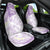 Polynesia Humpback Whale Car Seat Cover Tropical Plumeria Lavender