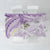 Polynesia Humpback Whale Tablecloth Tropical Plumeria Lavender