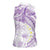 Polynesia Humpback Whale Women Sleeveless Polo Shirt Tropical Plumeria Lavender