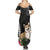 Personalised Polynesian Dog Summer Maxi Dress Corgi Mix Tropical Flowers LT7 - Polynesian Pride