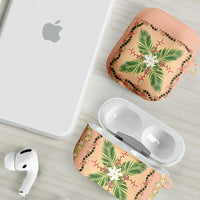 Hawaii Quilt Inspired Collection Aloha Flowers AirPods Case Maile - Kukui Nut Lei