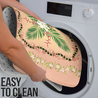 Hawaii Quilt Inspired Collection Aloha Flowers Bathroom Set Maile - Kukui Nut Lei