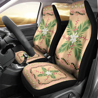 Hawaii Quilt Inspired Collection Aloha Flowers Car Seat Cover Maile - Kukui Nut Lei