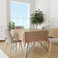 Hawaii Quilt Inspired Collection Aloha Flowers Tablecloth Maile - Kukui Nut Lei