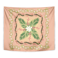 Hawaii Quilt Inspired Collection Aloha Flowers Tapestry Maile - Kukui Nut Lei
