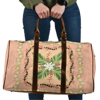 Hawaii Quilt Inspired Collection Aloha Flowers Travel Bag Maile - Kukui Nut Lei