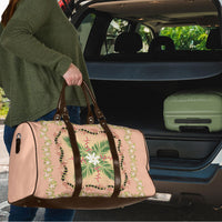 Hawaii Quilt Inspired Collection Aloha Flowers Travel Bag Maile - Kukui Nut Lei