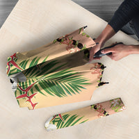Hawaii Quilt Inspired Collection Aloha Flowers Umbrella Maile - Kukui Nut Lei