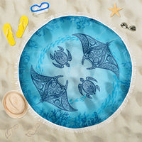 Hawaii Quilt Inspired Collection Aloha Sea Beach Blanket Manta Ray and Turtles