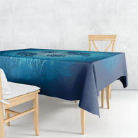 Hawaii Quilt Inspired Collection Aloha Sea Tablecloth Manta Ray and Turtles