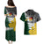 Personalised New Zealand Vs South Africa Rugby Couples Matching Puletasi Dress and Hawaiian Shirt Rivals - Tribal Style LT7 - Polynesian Pride