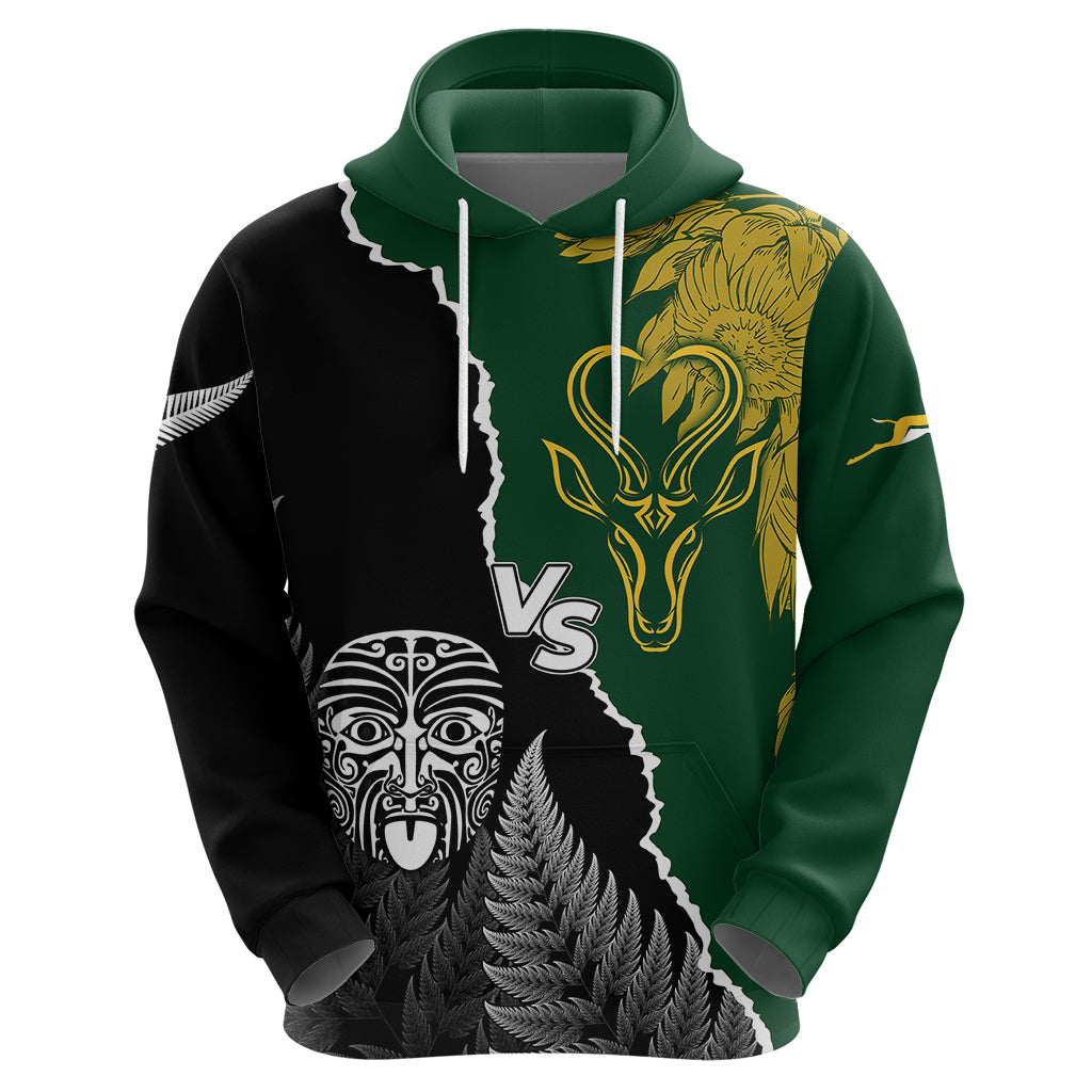 Personalised New Zealand Vs South Africa Rugby Hoodie Rivals Dynamics LT7 - Polynesian Pride