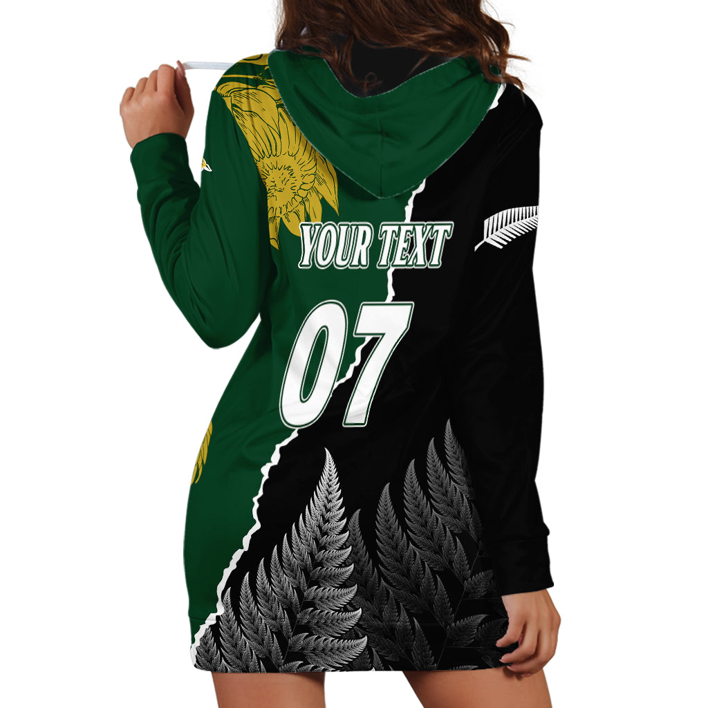 Personalised New Zealand Vs South Africa Rugby Hoodie Dress Rivals Dynamics LT7 - Polynesian Pride