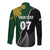 Personalised New Zealand Vs South Africa Rugby Long Sleeve Button Shirt Rivals Dynamics LT7 - Polynesian Pride