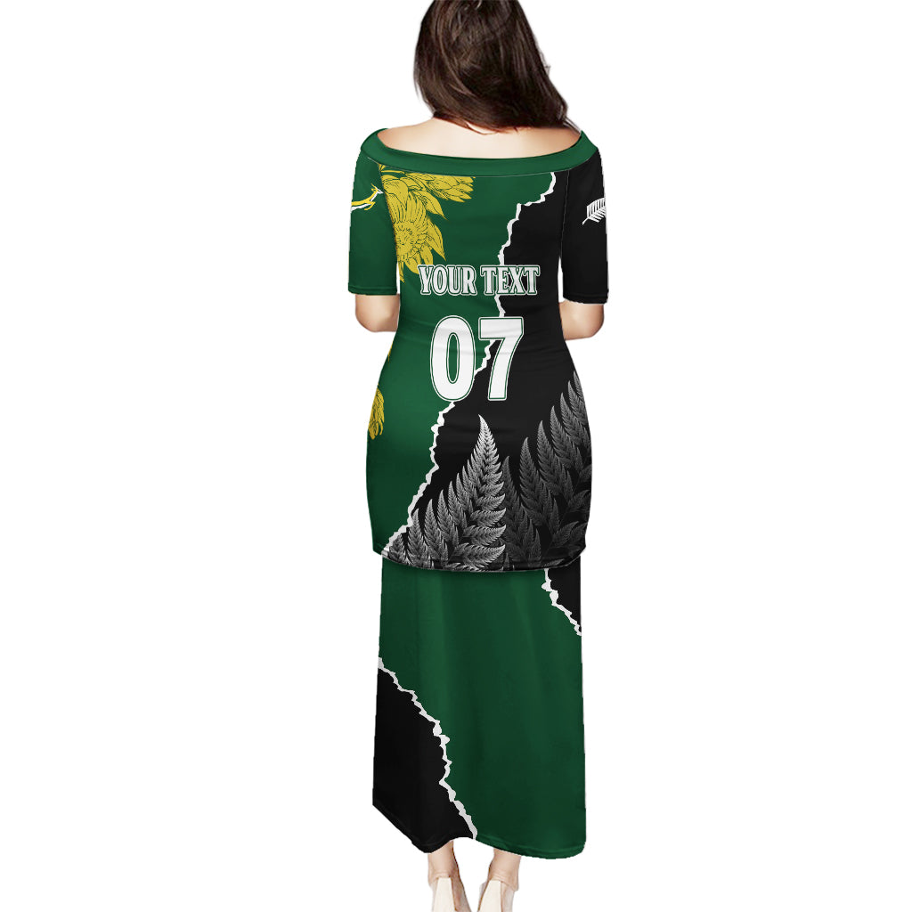 Personalised New Zealand Vs South Africa Rugby Puletasi Rivals Dynamics LT7 - Polynesian Pride