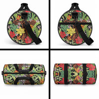 Mahalo Hawaii Ho'oponopono Pule Duffle Bag Polynesian Pattern Cross
