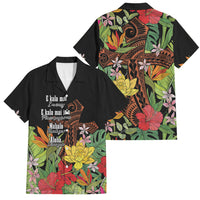 Mahalo Hawaii Ho'oponopono Pule Family Matching Summer Maxi Dress and Hawaiian Shirt Polynesian Pattern Cross