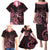 Polynesian Family Matching Puletasi Dress and Hawaiian Shirt Breast Cancer RIbbon Butterfly Mix Plumeria Curves Pink LT7 - Polynesian Pride