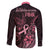 Polynesian Family Matching Summer Maxi Dress and Hawaiian Shirt Breast Cancer RIbbon Butterfly Mix Plumeria Curves Pink LT7 - Polynesian Pride