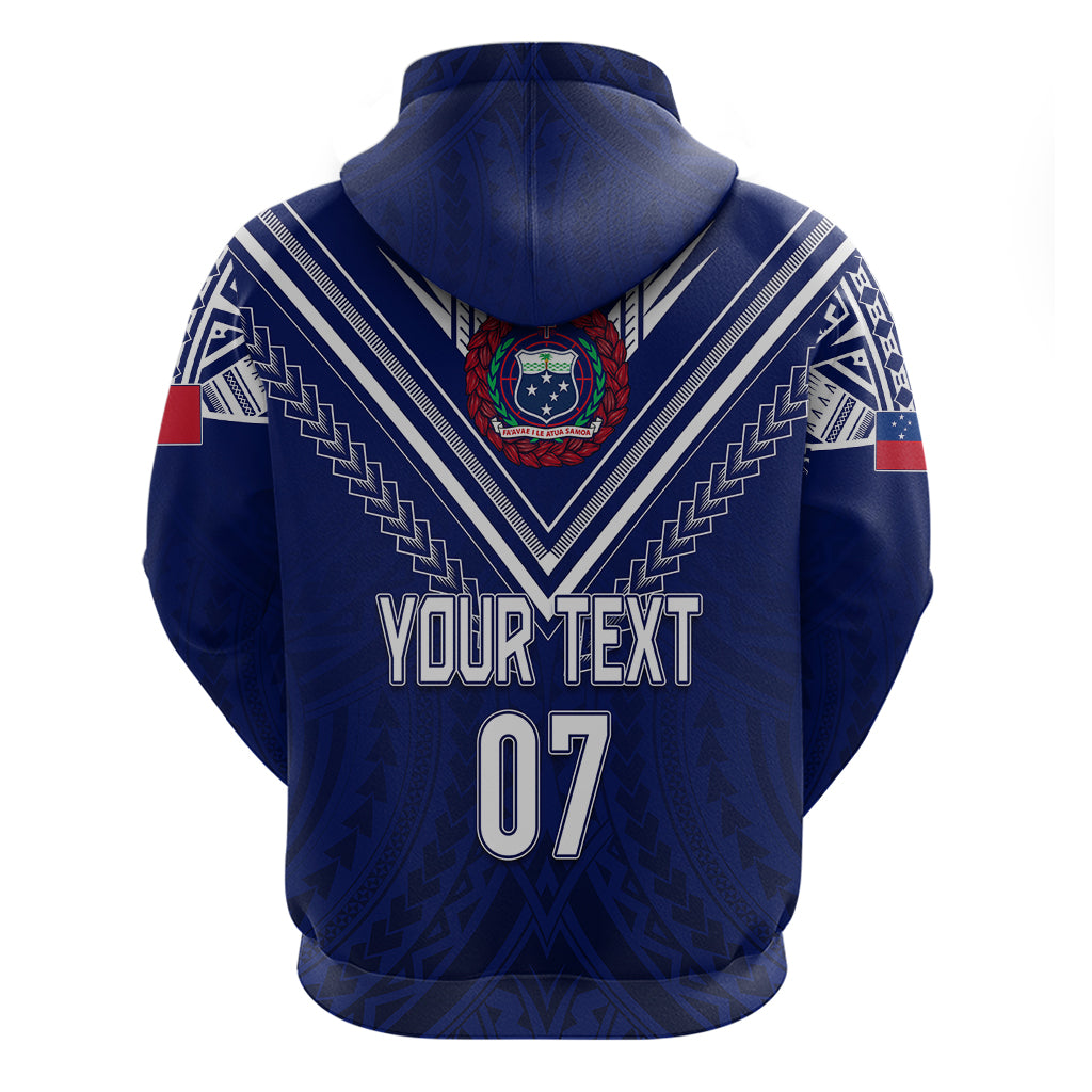 Personalised Samoa Rugby Hoodie World Cup 2023 Siamupini Siva Tau LT7 - Polynesian Pride