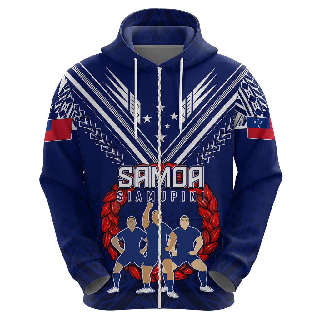 Personalised Samoa Rugby Hoodie World Cup 2023 Siamupini Siva Tau LT7 - Polynesian Pride