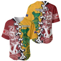 Mate Ma'a Tonga Vs Australia Rugby Personalized Baseball Jersey Special Mascots LT7 - Polynesian Pride