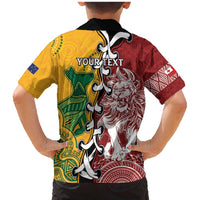 Mate Ma'a Tonga Vs Australia Rugby Personalized Family Matching Mermaid Dress and Hawaiian Shirt Special Mascots