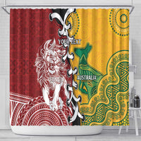 Mate Ma'a Tonga Vs Australia Rugby Personalized Shower Curtain Special Mascots LT7 - Polynesian Pride
