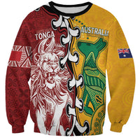 Mate Ma'a Tonga Vs Australia Rugby Personalized Sweatshirt Special Mascots