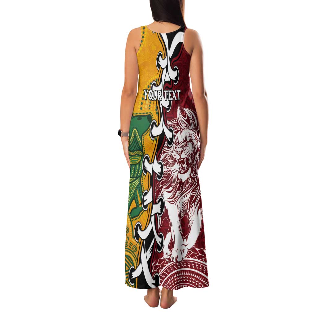 Mate Ma'a Tonga Vs Australia Rugby Personalized Tank Maxi Dress Special Mascots