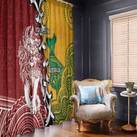 Mate Ma'a Tonga Vs Australia Rugby Personalized Window Curtain Special Mascots