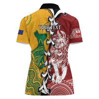 Mate Ma'a Tonga Vs Australia Rugby Personalized Women Polo Shirt Special Mascots