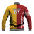 Australia - Tonga Rugby Custom Baseball Jacket Minimalist Dynamic