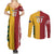 Australia - Tonga Rugby Custom Couples Matching Summer Maxi Dress and Long Sleeve Button Shirt Minimalist Dynamic