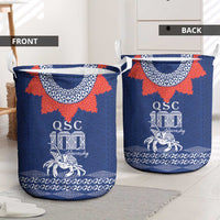 Queen Salote College 100 Years Anniversary Laundry Basket Tonga QSC Royal Blue - Polynesian Pride