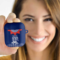 Queen Salote College 100 Years Anniversary AirPods Case Tonga QSC Royal Blue - Polynesian Pride