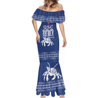 Queen Salote College 100 Years Anniversary Personalized Mermaid Dress Tonga QSC Royal Blue - Polynesian Pride