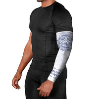 Queen Salote College 100 Years Anniversary Personalized Arm Sleeves Tonga QSC White - Polynesian Pride