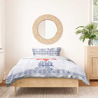 Queen Salote College 100 Years Anniversary Bedding Set Tonga QSC White - Polynesian Pride