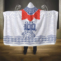 Queen Salote College 100 Years Anniversary Hooded Blanket Tonga QSC White - Polynesian Pride