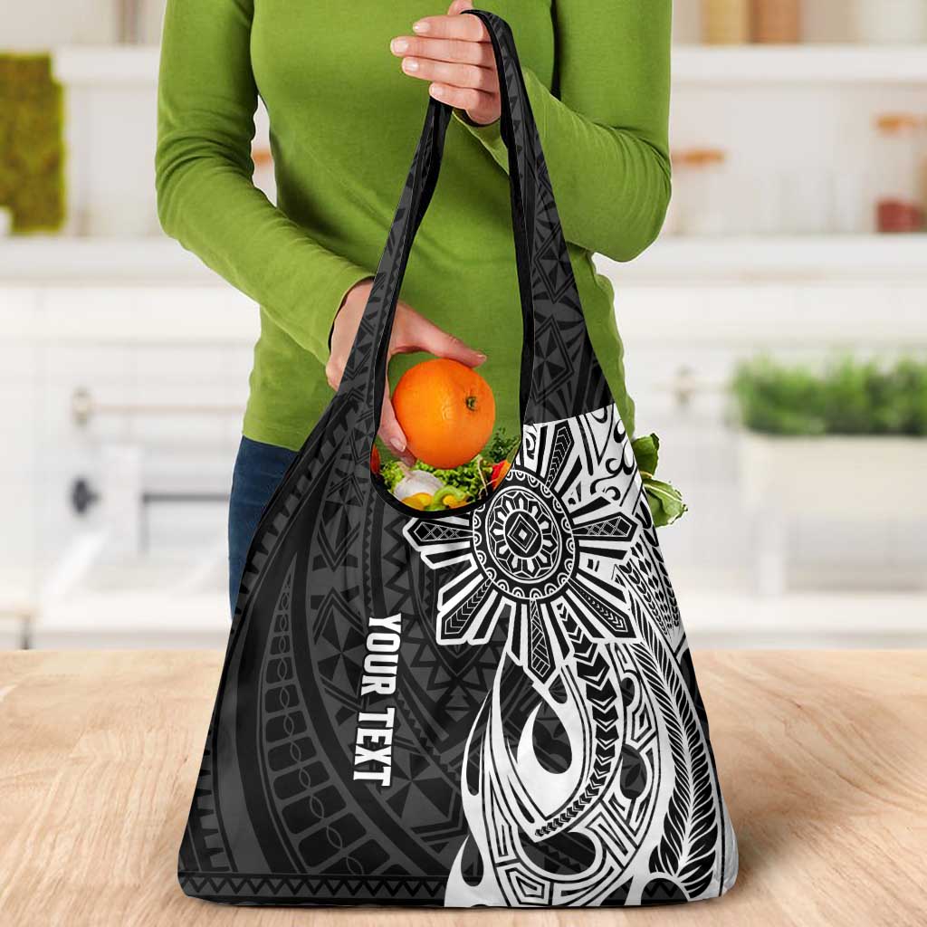 Personalised Philippines Grocery Bag Tribal Sun