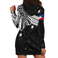 Personalised Philippines Hoodie Dress Tribal Sun LT7 - Polynesian Pride