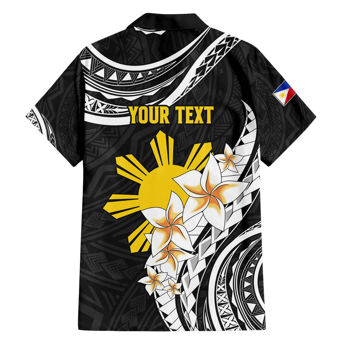 Personalised Philippines Tribal Family Matching Summer Maxi Dress and Hawaiian Shirt Mix Plumeria LT7 - Polynesian Pride