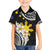 Personalised Philippines Tribal Kid Hawaiian Shirt Mix Plumeria LT7 Kid Black - Polynesian Pride